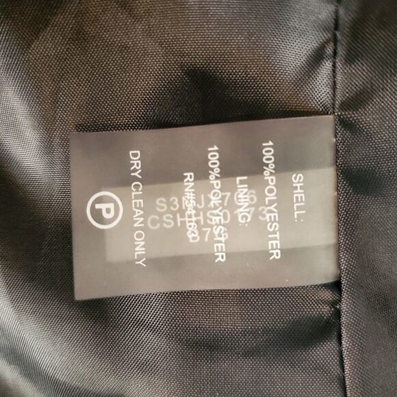CALVIN Klein black white slub jacket Size 10 - Picture 14 of 14
